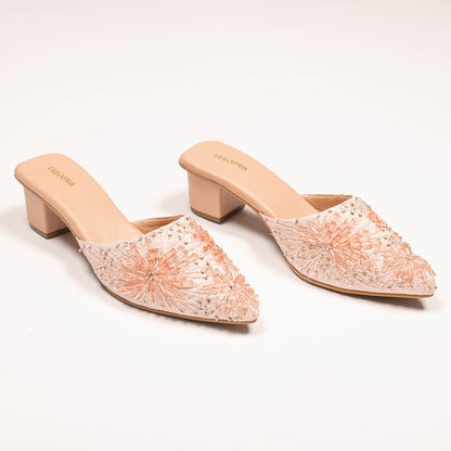 Rose Quartz Mules