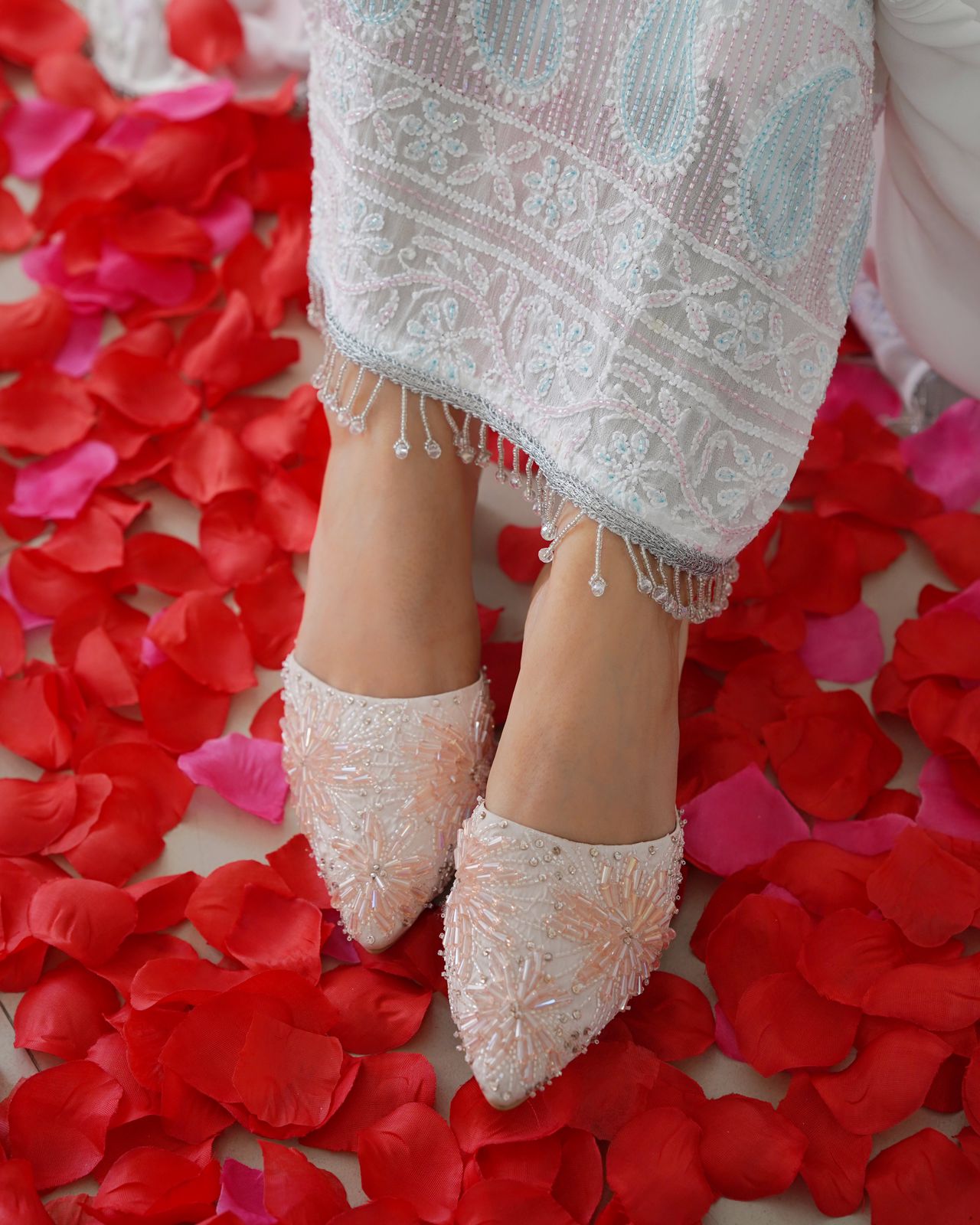 Rose Quartz Mules